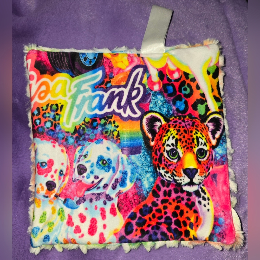 Mini Binky Minky / Minky Blanket to Hook to a Pacifier or Binky